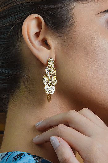 Younger Now Earrings in Gold Plating
