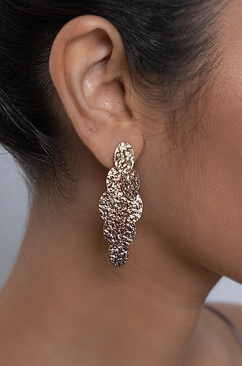 Younger Now Earrings in Rose Gold Plating