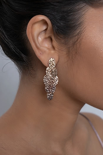 Younger Now Earrings in Rose Gold Plating