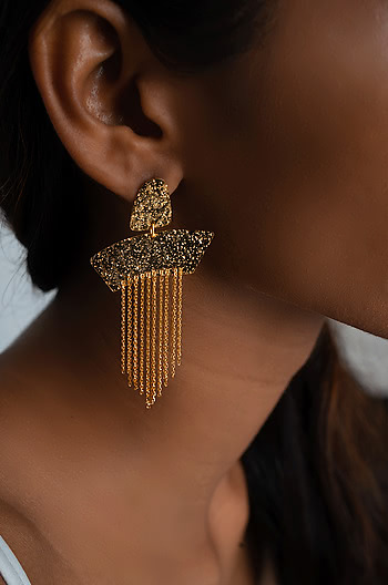 Senorita Earrings in Gold Plating