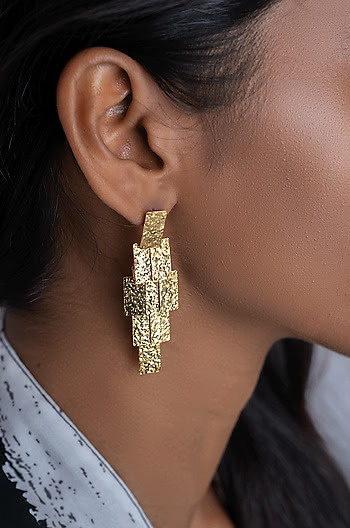 Rodeo Earrings in Gold Plating
