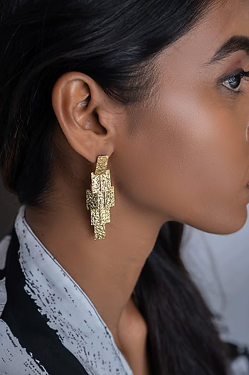 Rodeo Earrings in Gold Plating