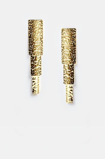 You and Me Earrings in Gold Plating