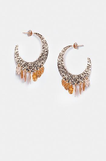 Cattitude Earrings in Rose Gold Plating