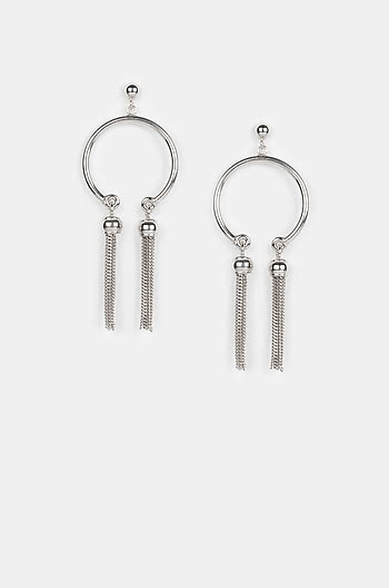 Good As Hell Earrings in Rhodium Plating