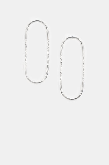 Days Like This Earrings in Rhodium Plating