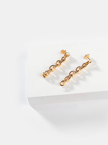 Super Bass Earrings in Gold Plated 925 Silver