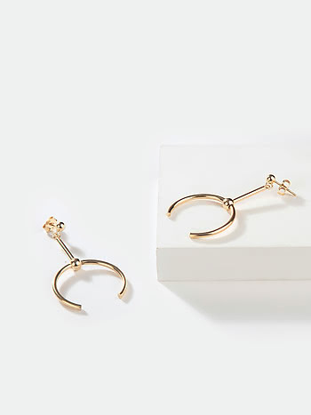 Beautiful People Earrings in Gold Plated 925 Silver