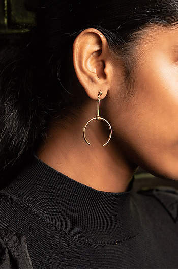 Beautiful People Earrings in Gold Plating