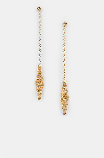 In Da Club Earrings in Gold Earrings