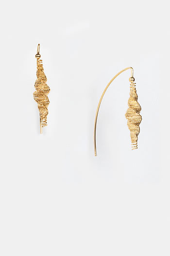 No Diggity Earrings in Gold Plating