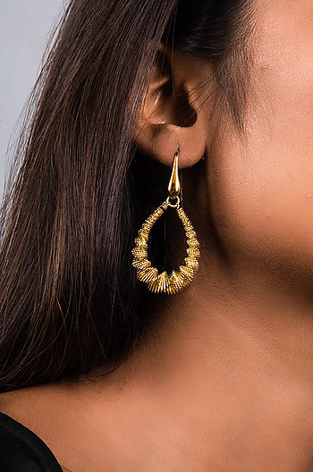 Just Dance Earrings in Gold Plating