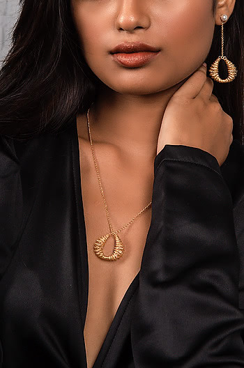 Never Too Much Earrings in Gold Plating