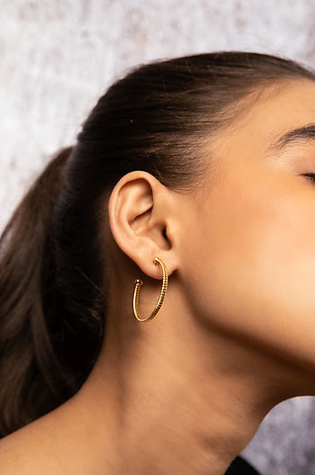 Low Key Cool Earrings in Gold Plating