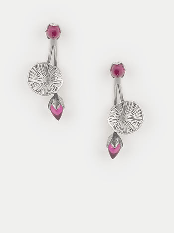 Oxidised Rise Above Bullying Earrings in 925 Silver