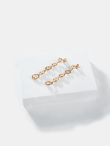 Multitasker Earrings in Gold Plated 925 Silver