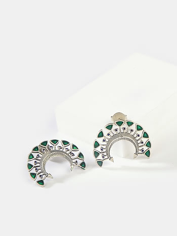 Owning My Determined Hustle Earrings in 925 Silver