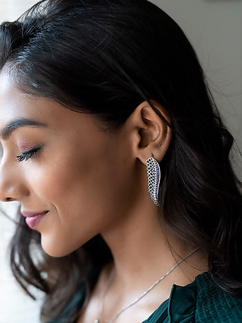 Owning My Weird Humour Earrings in 925 Silver