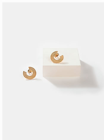On Fleek Earrings in Gold Plated 925 Silver