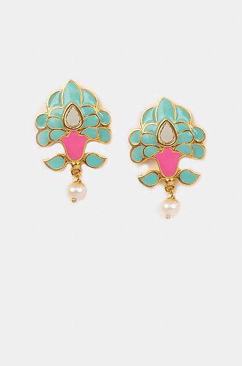 Sadi Gali Earrings in Gold Plated Brass