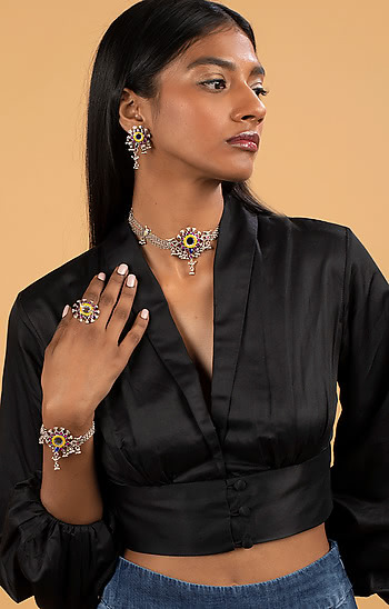 Abla Bharat Style Earrings