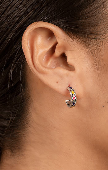 Chokti Pattern Hoops