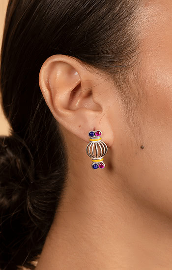 Dhol Motif Earrings