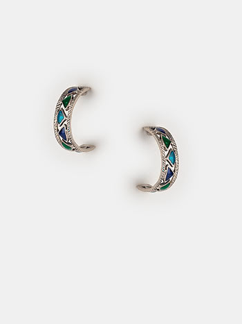 Owning My Stubborn Pursuits Hoops in 925 Silver