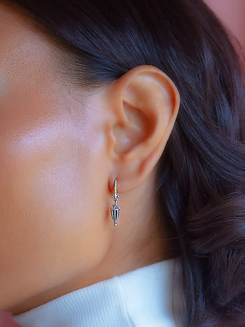Champakali Inspired Drop Earrings in 925 Silver