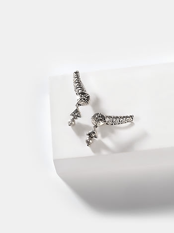 Hanswi Inspired Crawler Earrings in 925 Silver