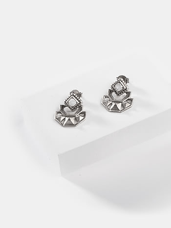 Rosalind Earrings in 925 Oxidised Silver