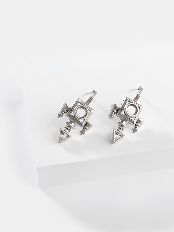 Scarlett O'Hara Earrings in 925 Silver