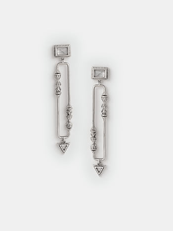 Diana Barry Earrings in 925 Oxidised Silver