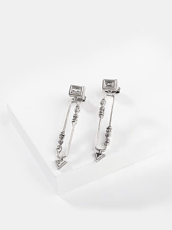 Diana Barry Earrings in 925 Oxidised Silver