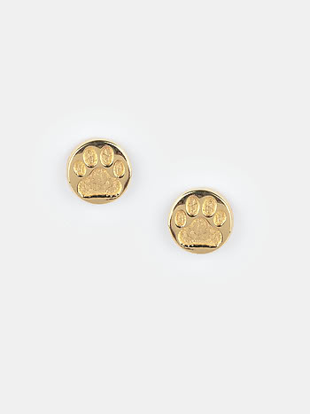 Absolutely Pawsome Earrings in Gold Plated 925 Silver