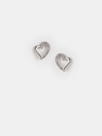 Send My Love Heart Earrings in 925 Silver