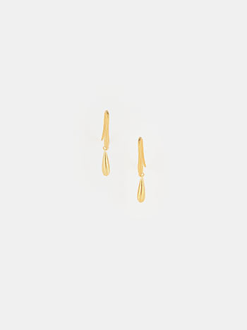 Just Flow with it Earrings in Gold Plated 925 Silver