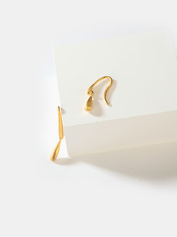 Just Flow with it Earrings in Gold Plated 925 Silver
