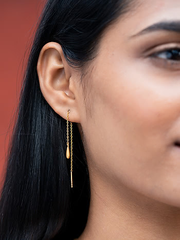 Yellow Chimes GoldToned Heart Designed Long Chain Drop Earrings Buy  Yellow Chimes GoldToned Heart Designed Long Chain Drop Earrings Online at  Best Price in India  Nykaa