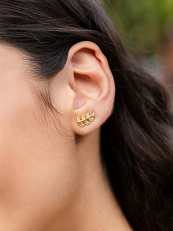 Buy Gold-Toned Earrings for Women by Shaya Online