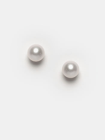 A Pearl of Love (8mm) Earrings in 925 Silver