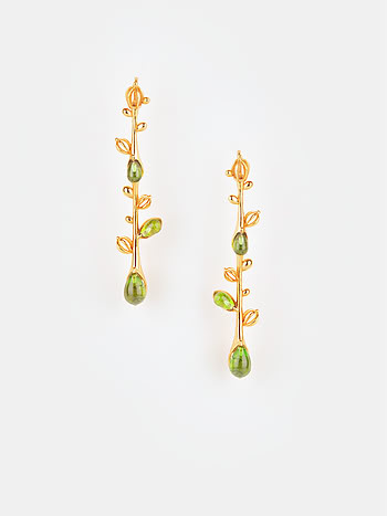 Rufida Bloom Earrings in Gold Plated 925 Silver