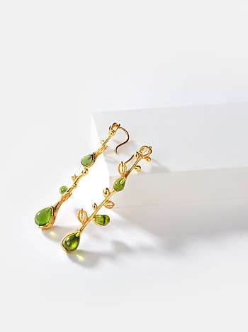 Rufida Bloom Earrings in Gold Plated 925 Silver