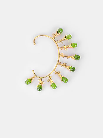 Rufida Bloom Ear Cuff in Gold Plated 925 Silver