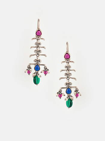 Feeling Dhuniya Oxidised Earrings in 925 Silver