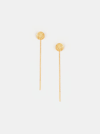 Hint of Shimmer Confetti Earrings in Dual Plated 925 Silver