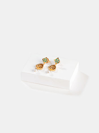 Wakhra Swag Earrings in Gold Plated Brass