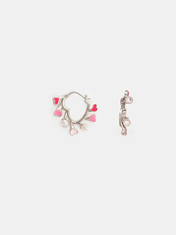 Buy For The Love Of New Adventures Heart Hoop Earrings In
