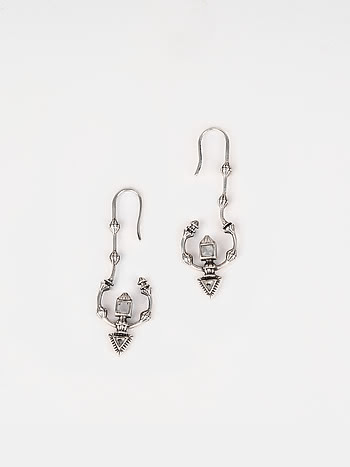 Esther Greenwood Earrings in Oxidised 925 Silver