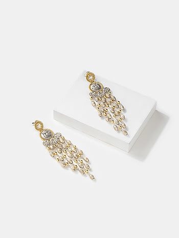 Dampati Coin Earrings in Dual Plated 925 Silver
